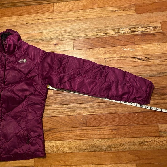The North Face 550 Purple Puffer Jacket Small Y2K - Picture 13 of 14